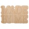 Made By Me Handmade Fun Text Unfinished Craft Wood Holiday Christmas Tree DIY Pre-Drilled Ornament